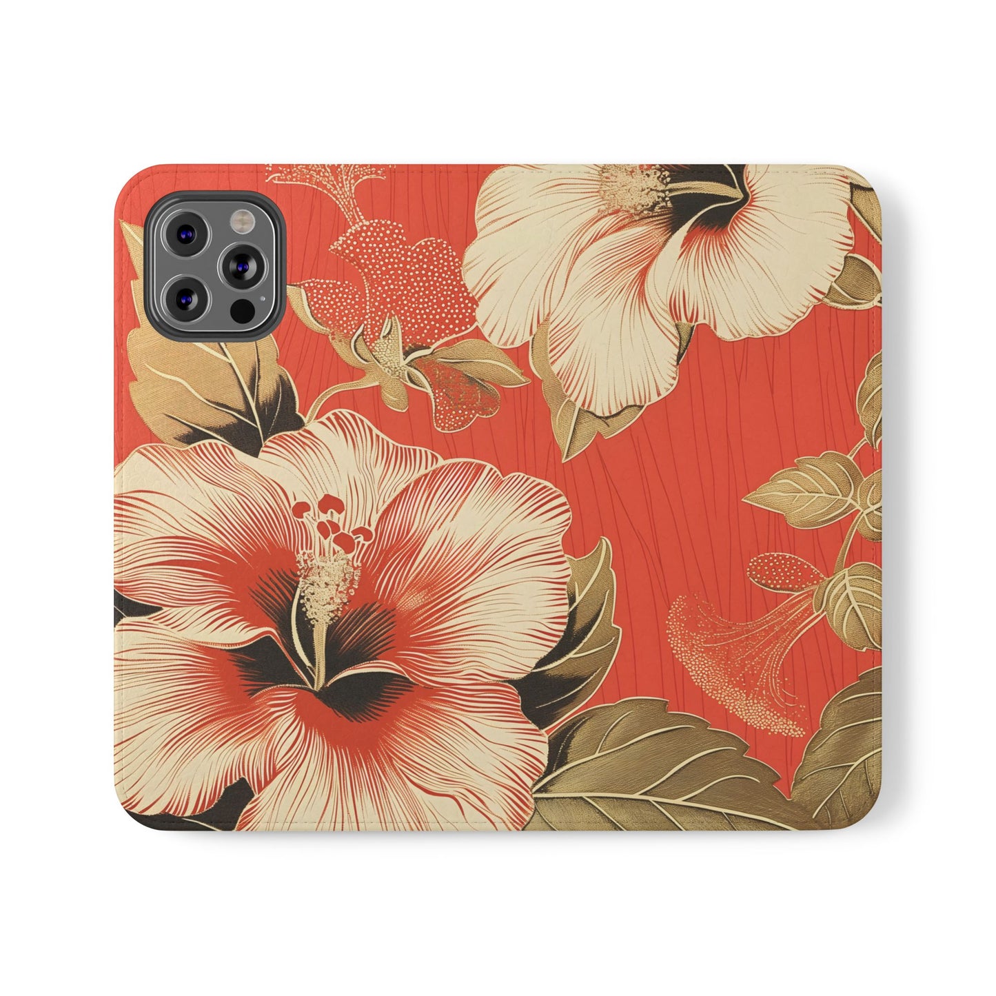 Golden Hibiscus – iPhone Wallet Case