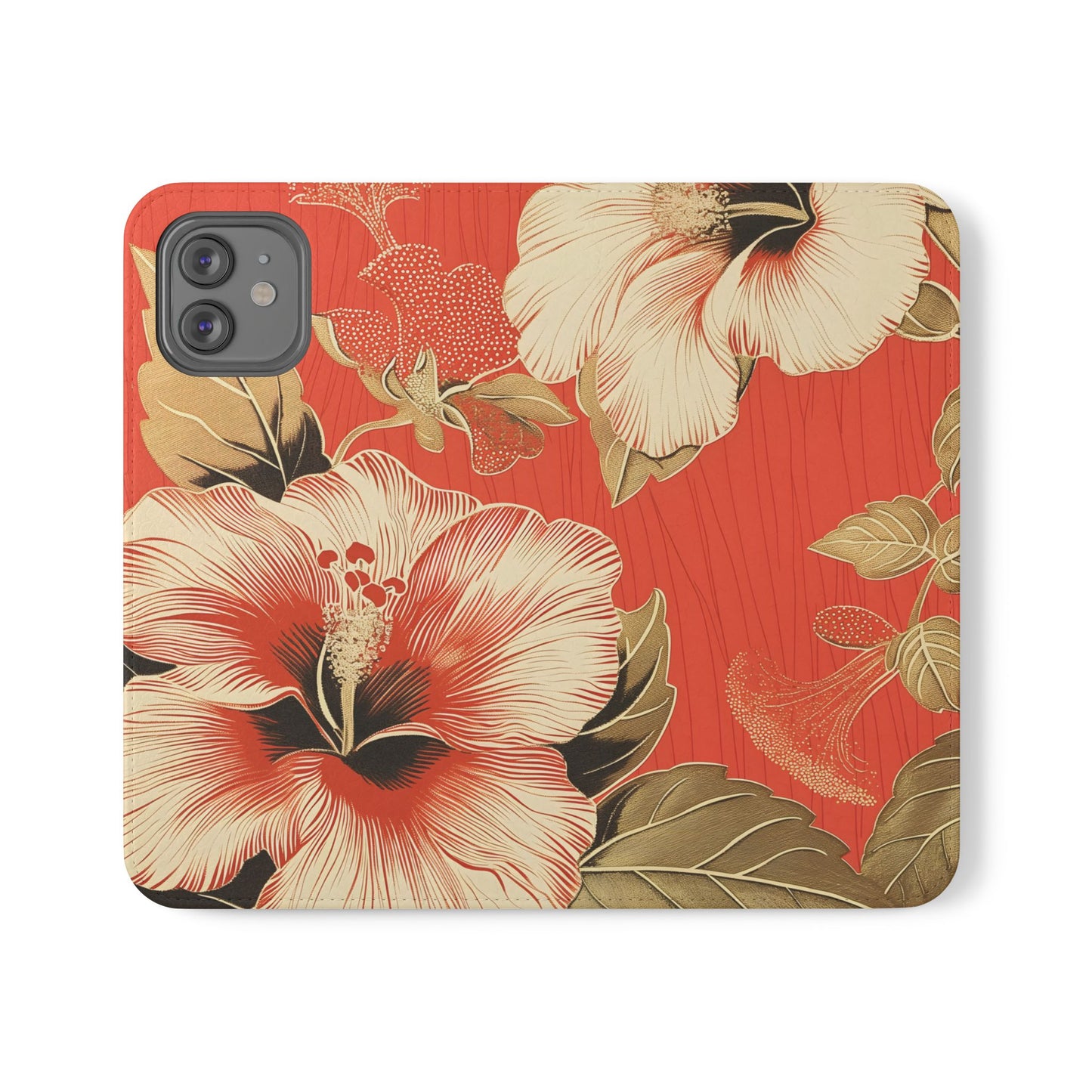 Golden Hibiscus – iPhone Wallet Case