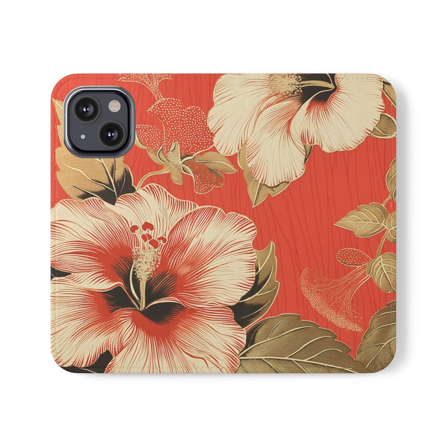 Golden Hibiscus – iPhone Wallet Case