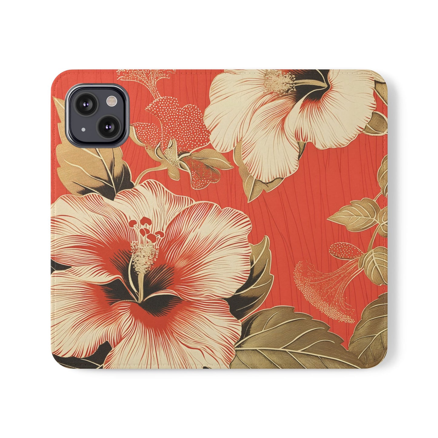 Golden Hibiscus – iPhone Wallet Case