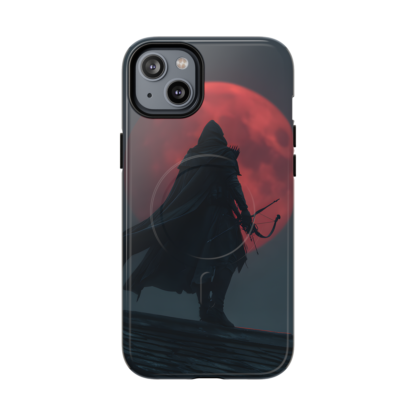 Shadow of the Crimson Moon – Tough MagSafe iPhone Case