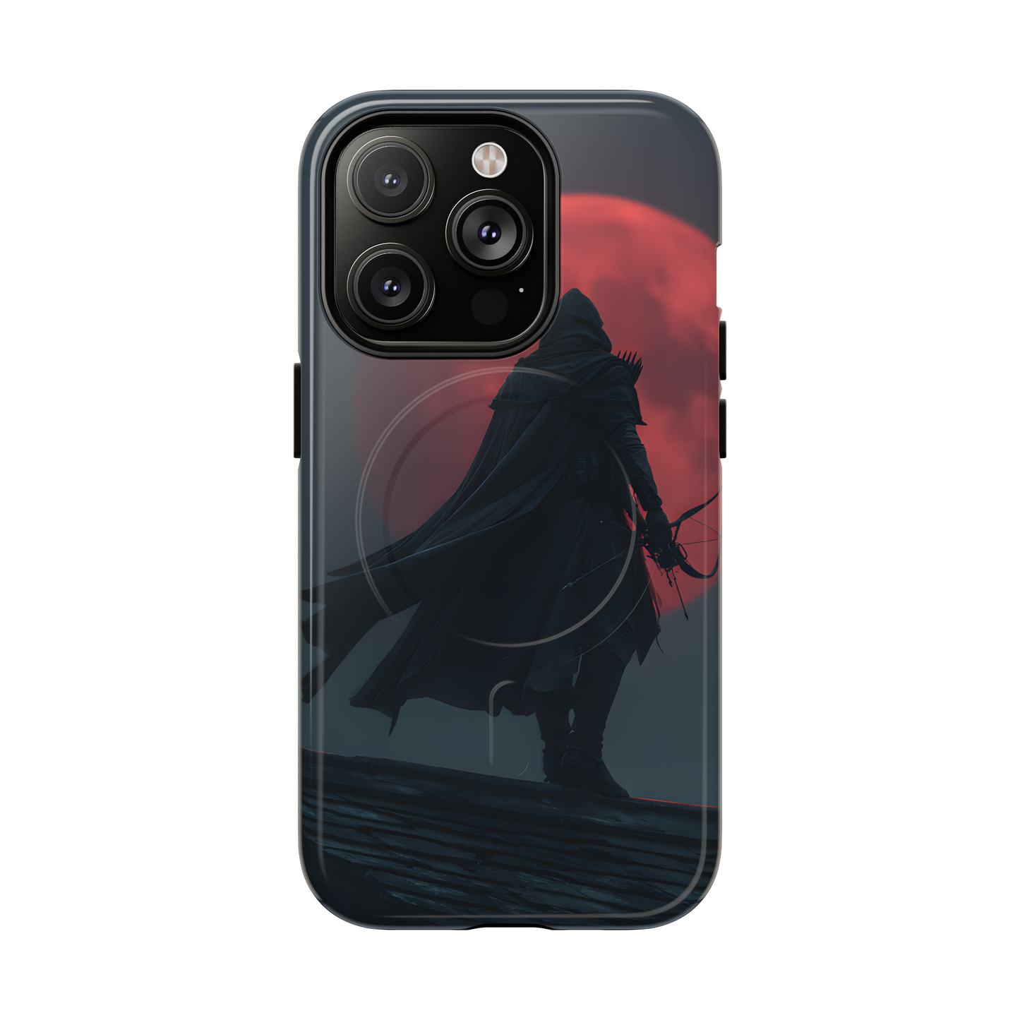 Shadow of the Crimson Moon – Tough MagSafe iPhone Case