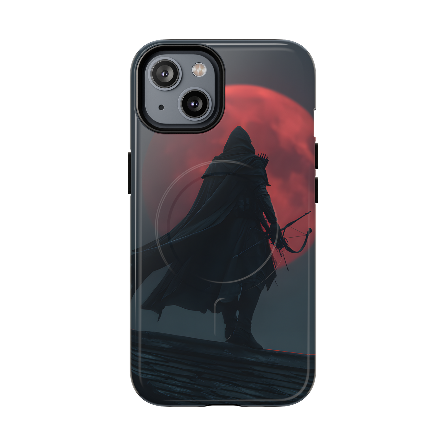 Shadow of the Crimson Moon – Tough MagSafe iPhone Case