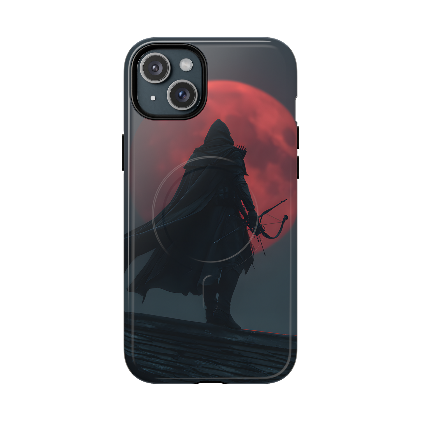 Shadow of the Crimson Moon – Tough MagSafe iPhone Case