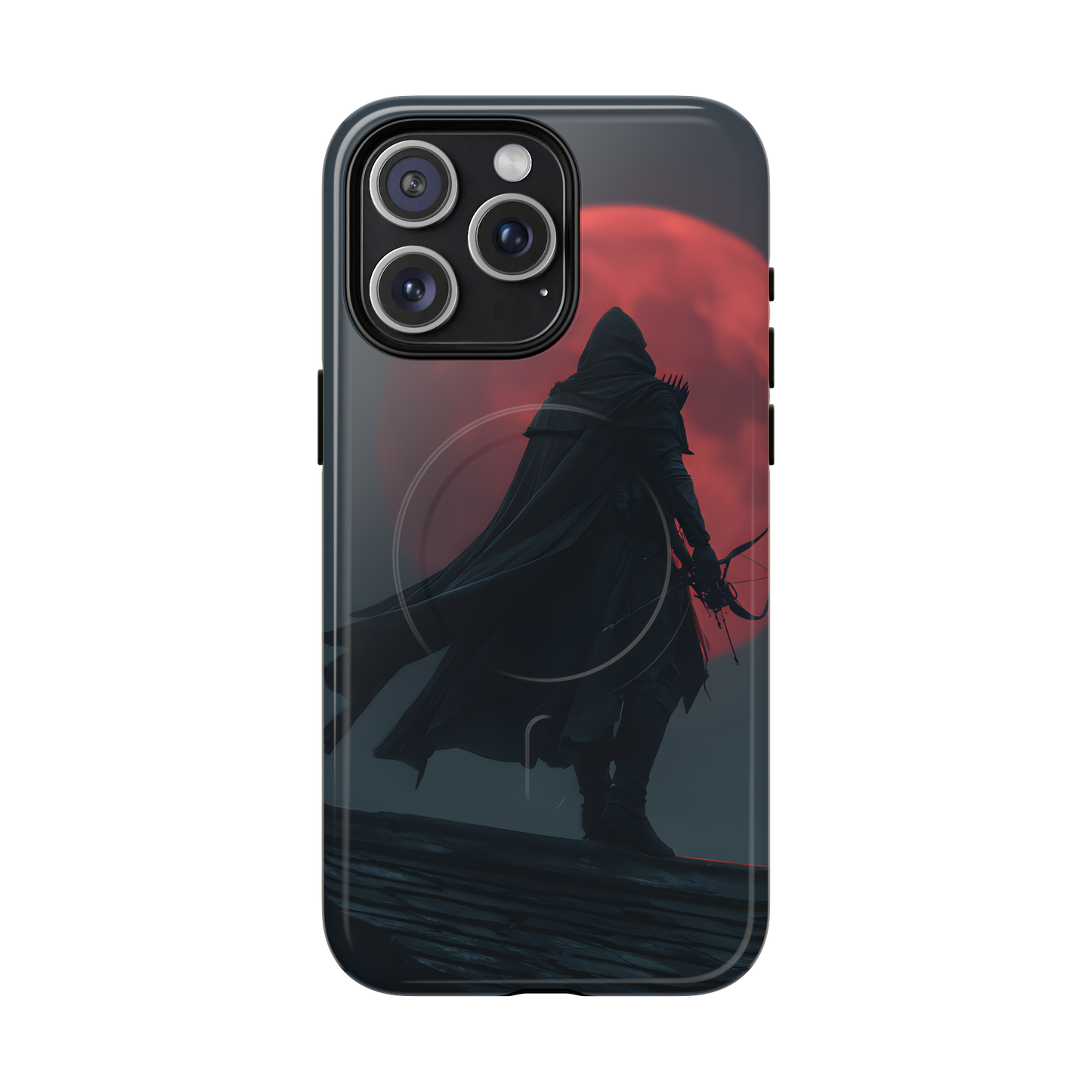 Shadow of the Crimson Moon – Tough MagSafe iPhone Case