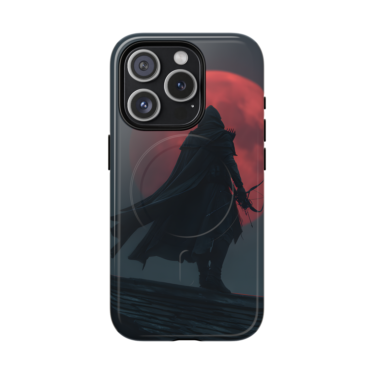 Shadow of the Crimson Moon – Tough MagSafe iPhone Case