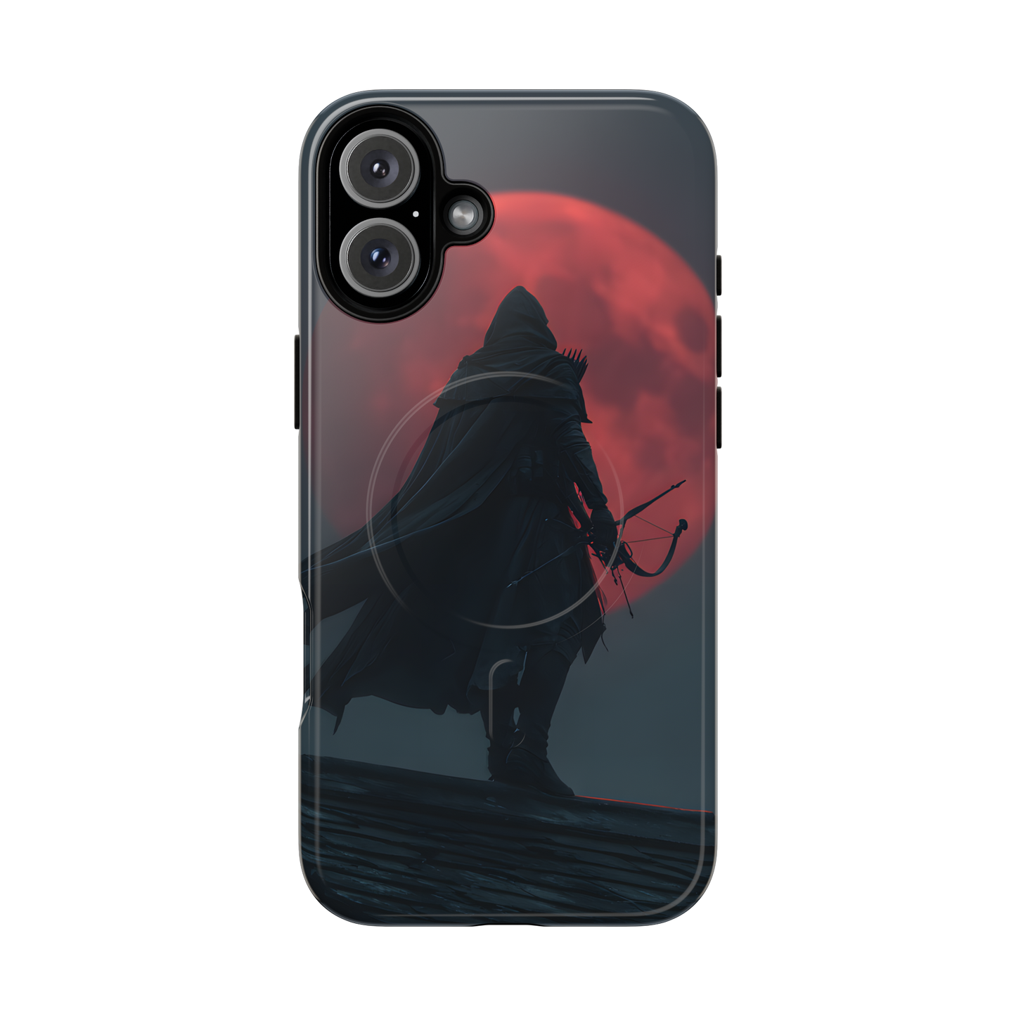 Shadow of the Crimson Moon – Tough MagSafe iPhone Case