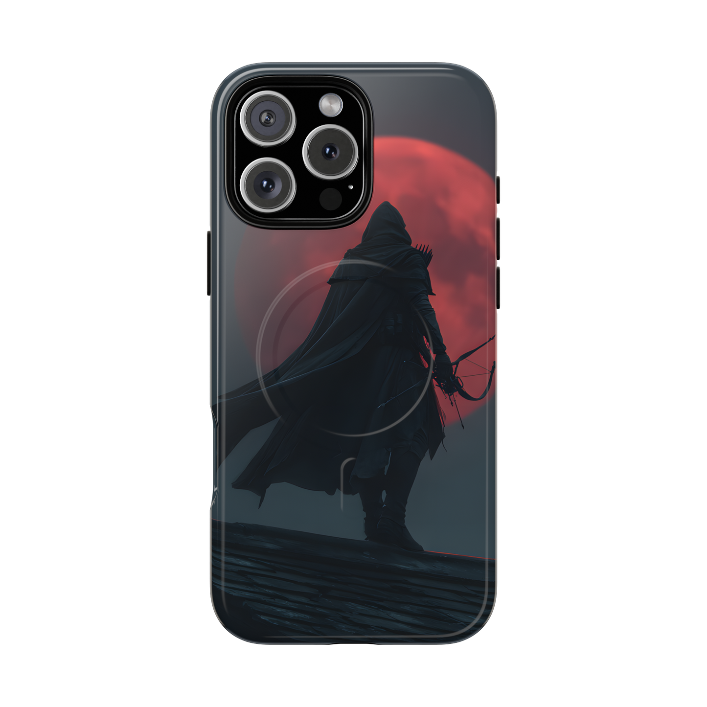 Shadow of the Crimson Moon – Tough MagSafe iPhone Case