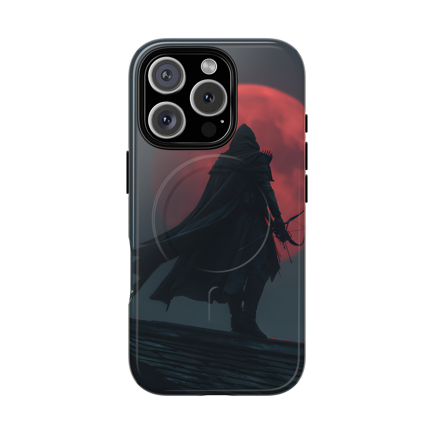 Shadow of the Crimson Moon – Tough MagSafe iPhone Case