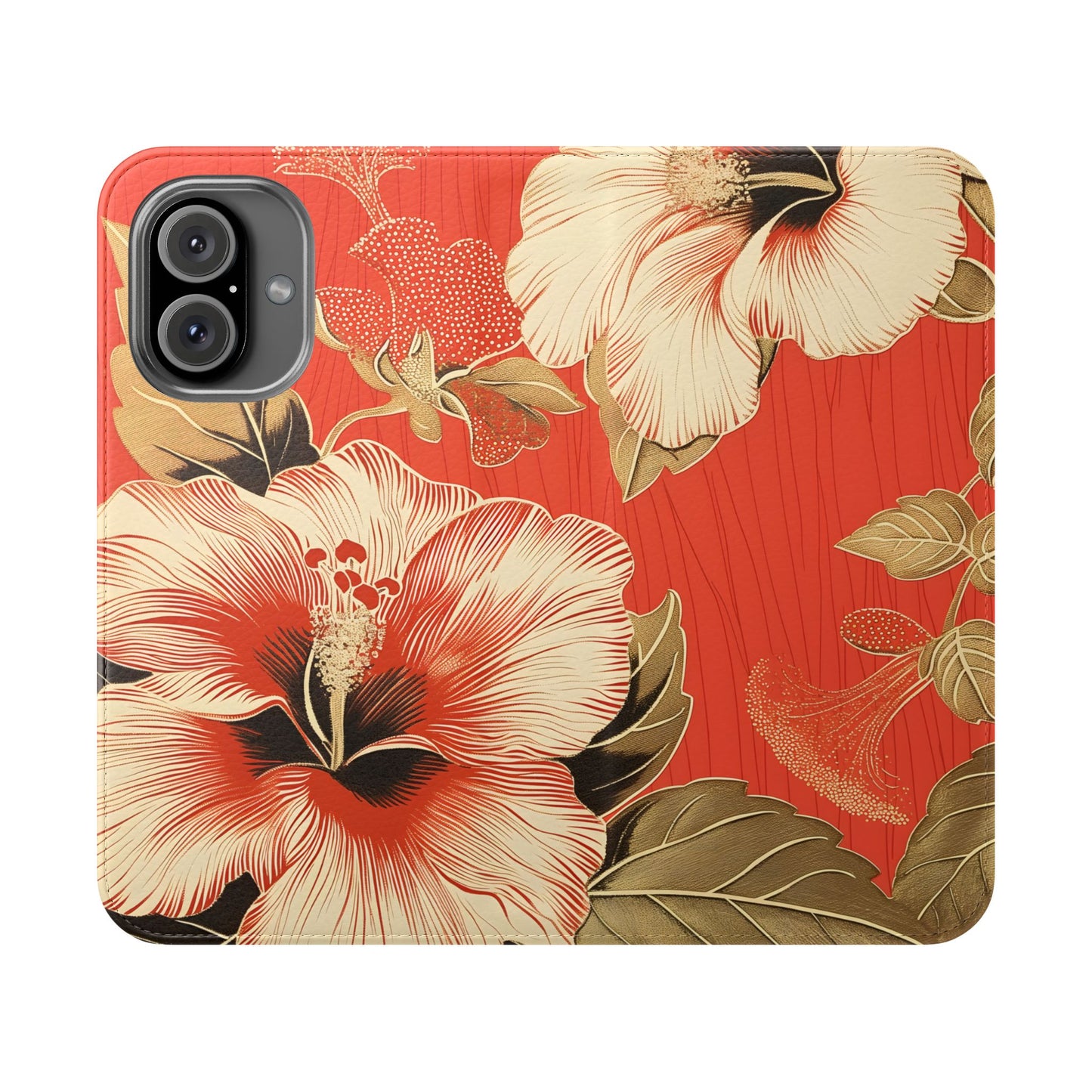 Golden Hibiscus – iPhone Wallet Case