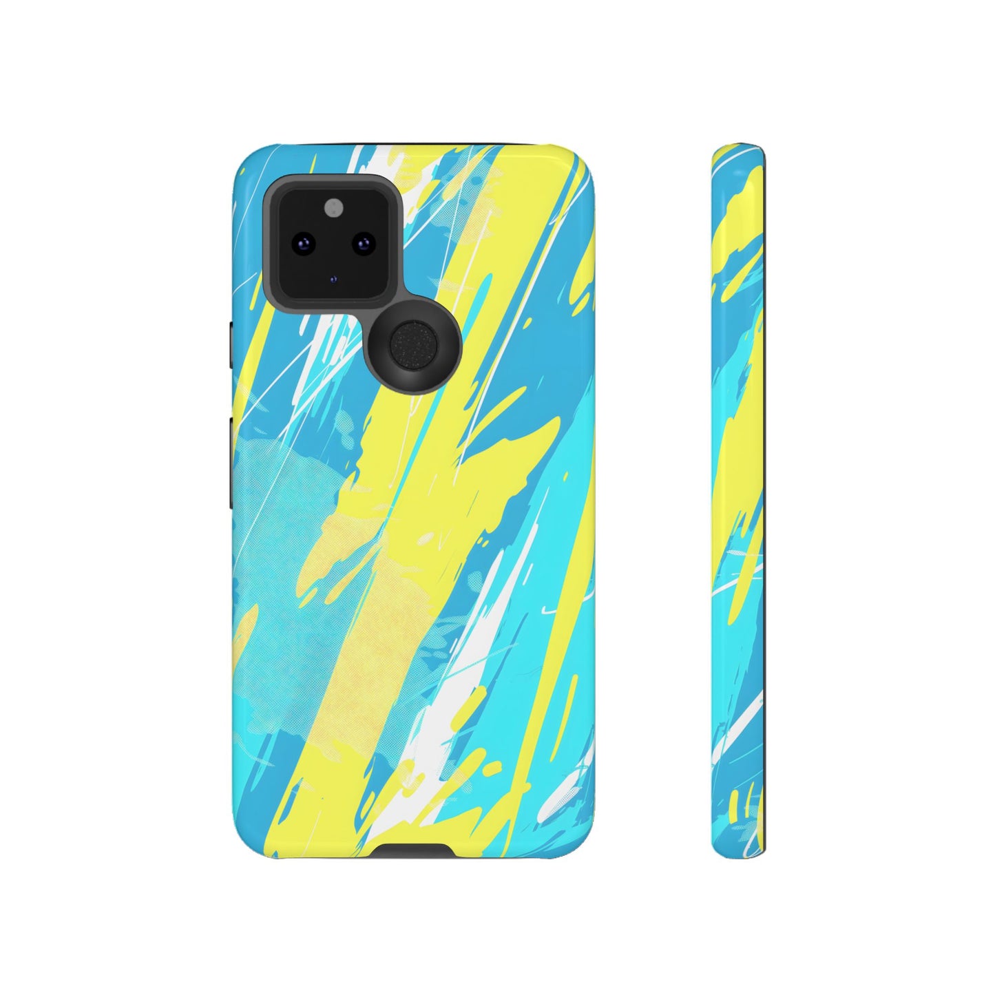 Neon Surge – Tough Glossy Google Pixel Case