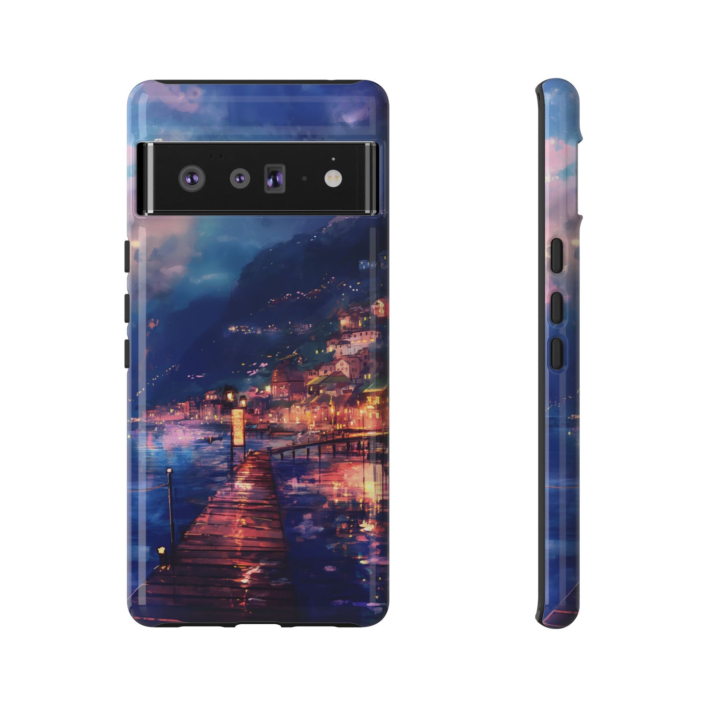 Twilight Harbor – Tough Glossy Google Pixel Case