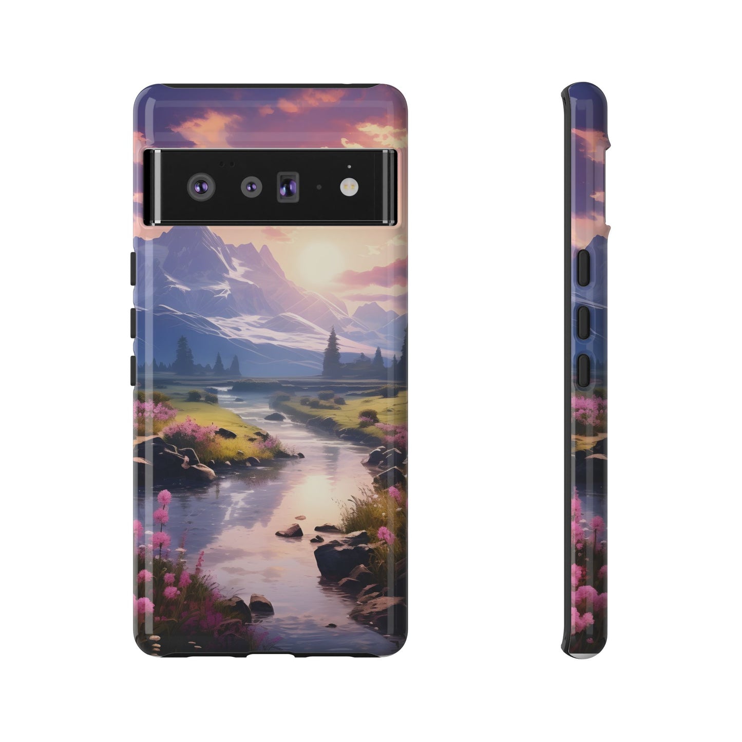 Alpine Dawn – Tough Glossy Google Pixel Case