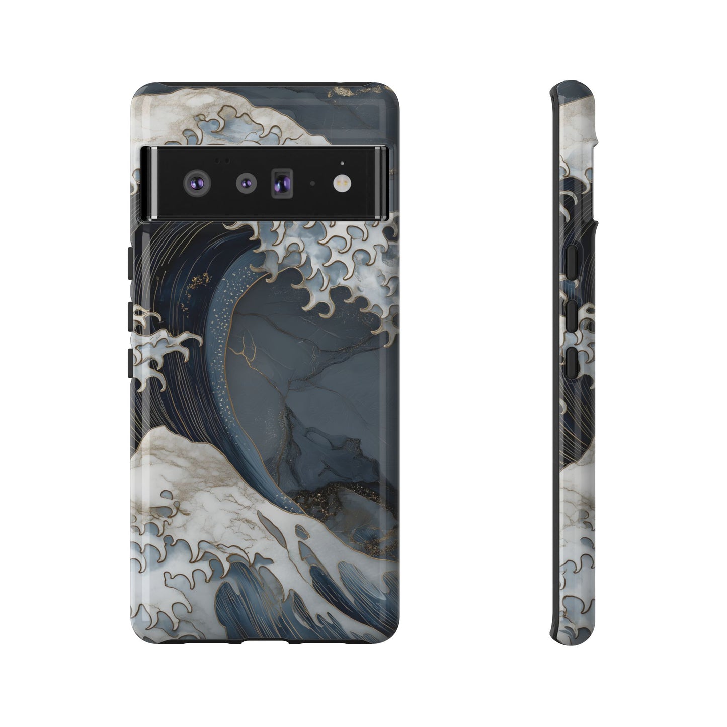 Golden Wave – Tough Glossy Google Pixel Case