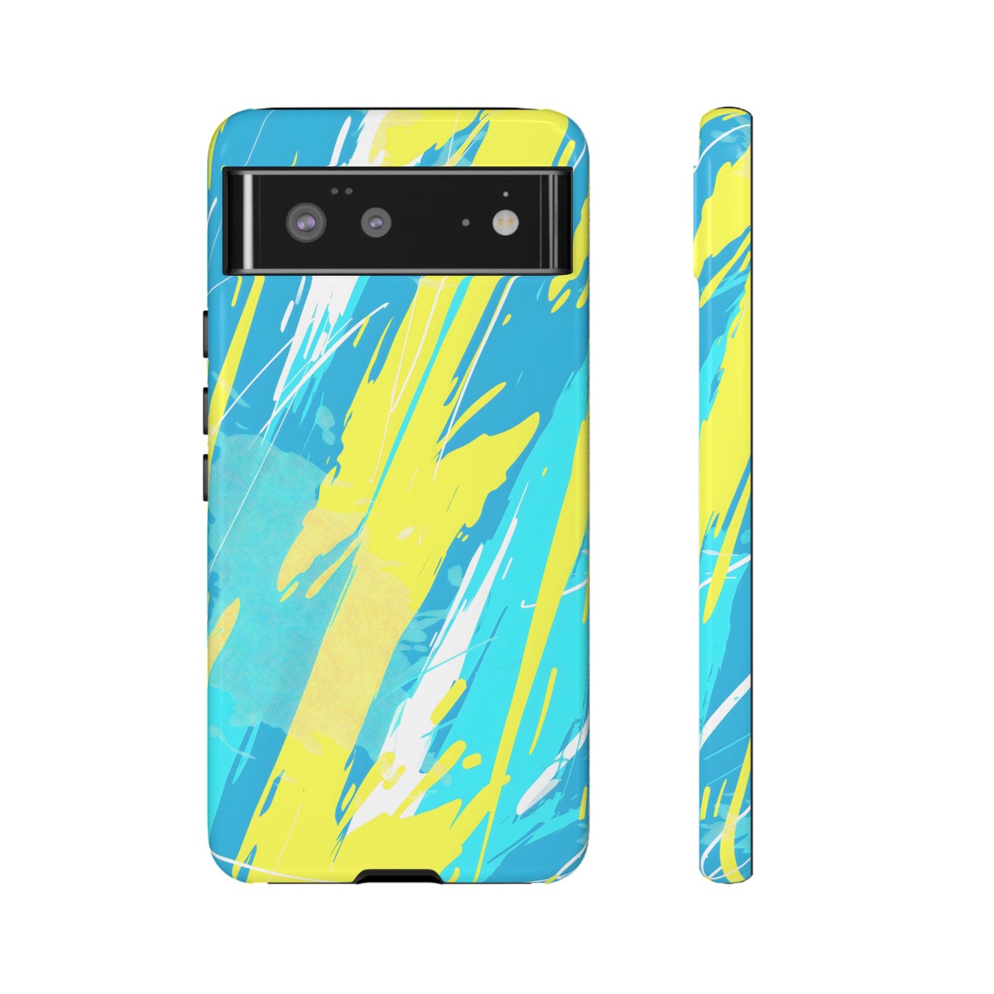 Neon Surge – Tough Glossy Google Pixel Case