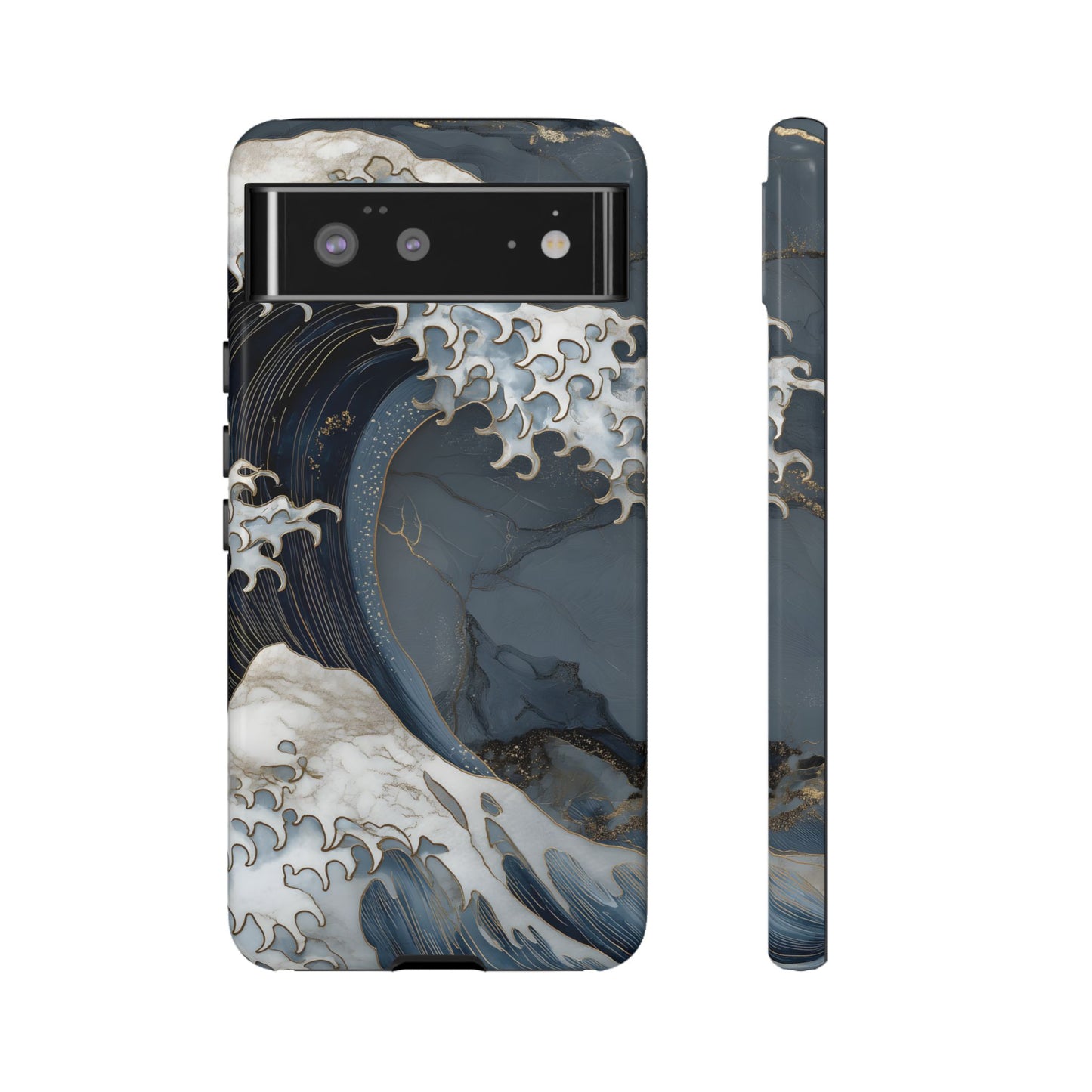 Golden Wave – Tough Glossy Google Pixel Case