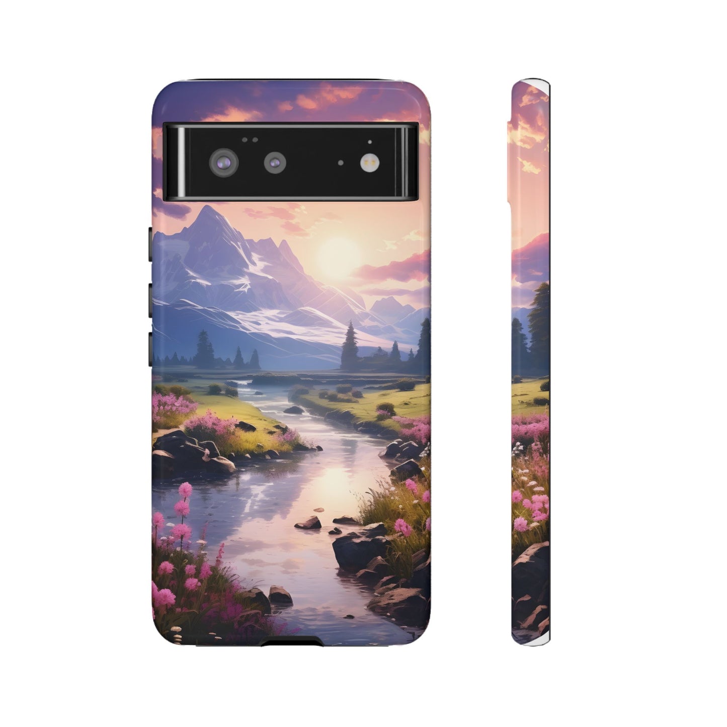 Alpine Dawn – Tough Glossy Google Pixel Case