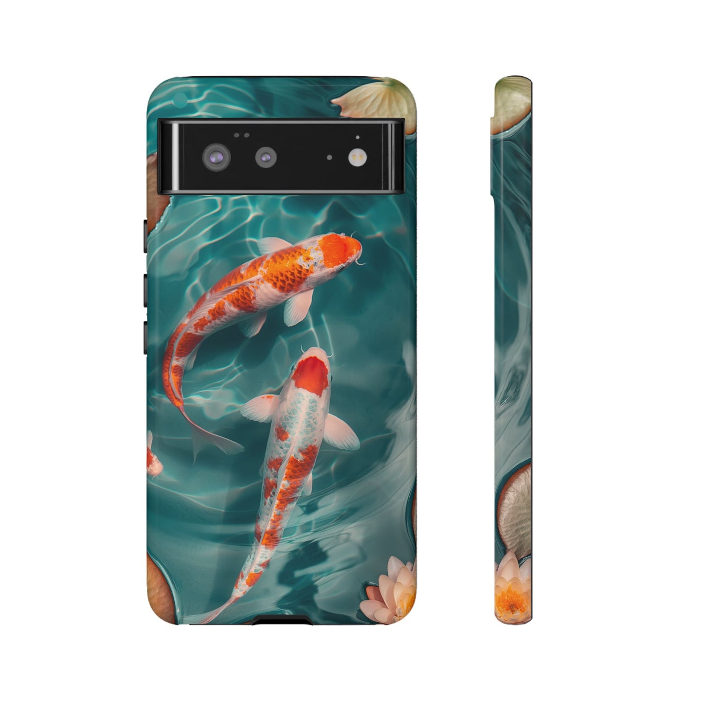 Tranquil Koi Pond – Tough Glossy Google Pixel Case