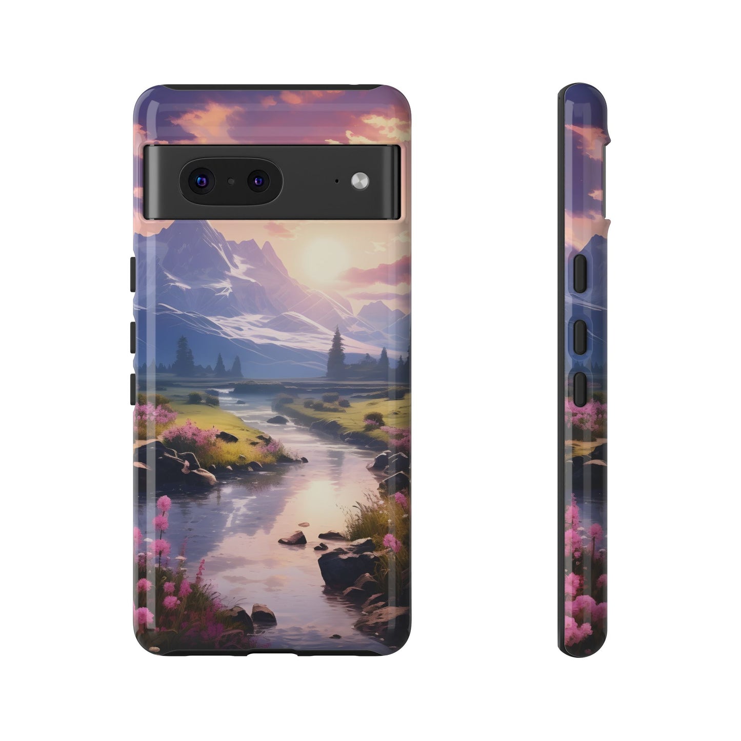 Alpine Dawn – Tough Glossy Google Pixel Case