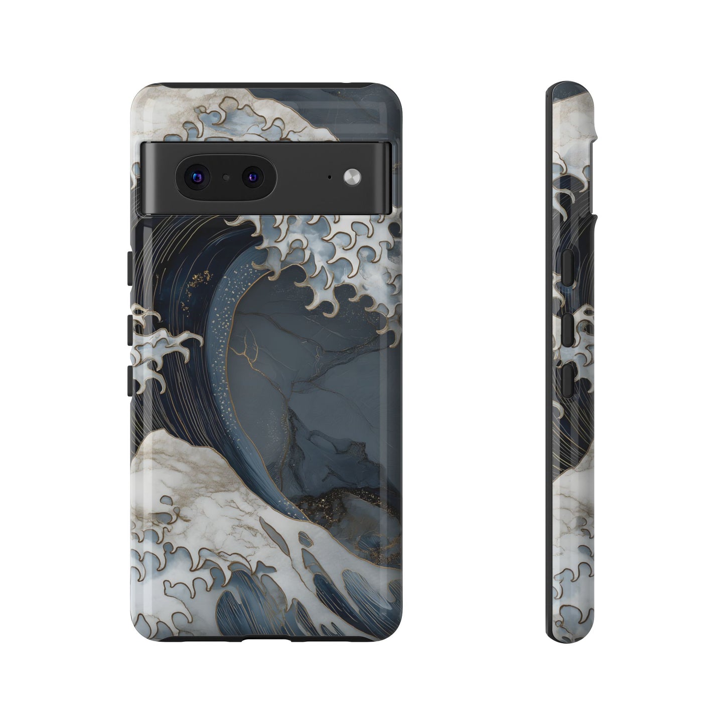 Golden Wave – Tough Glossy Google Pixel Case