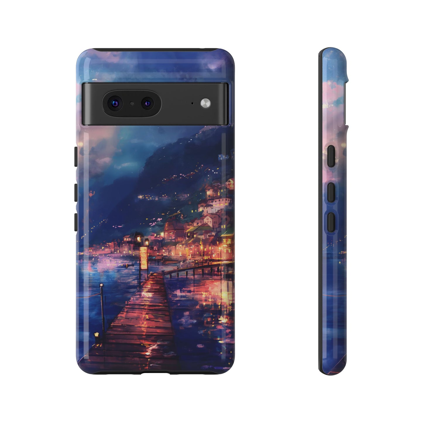 Twilight Harbor – Tough Glossy Google Pixel Case