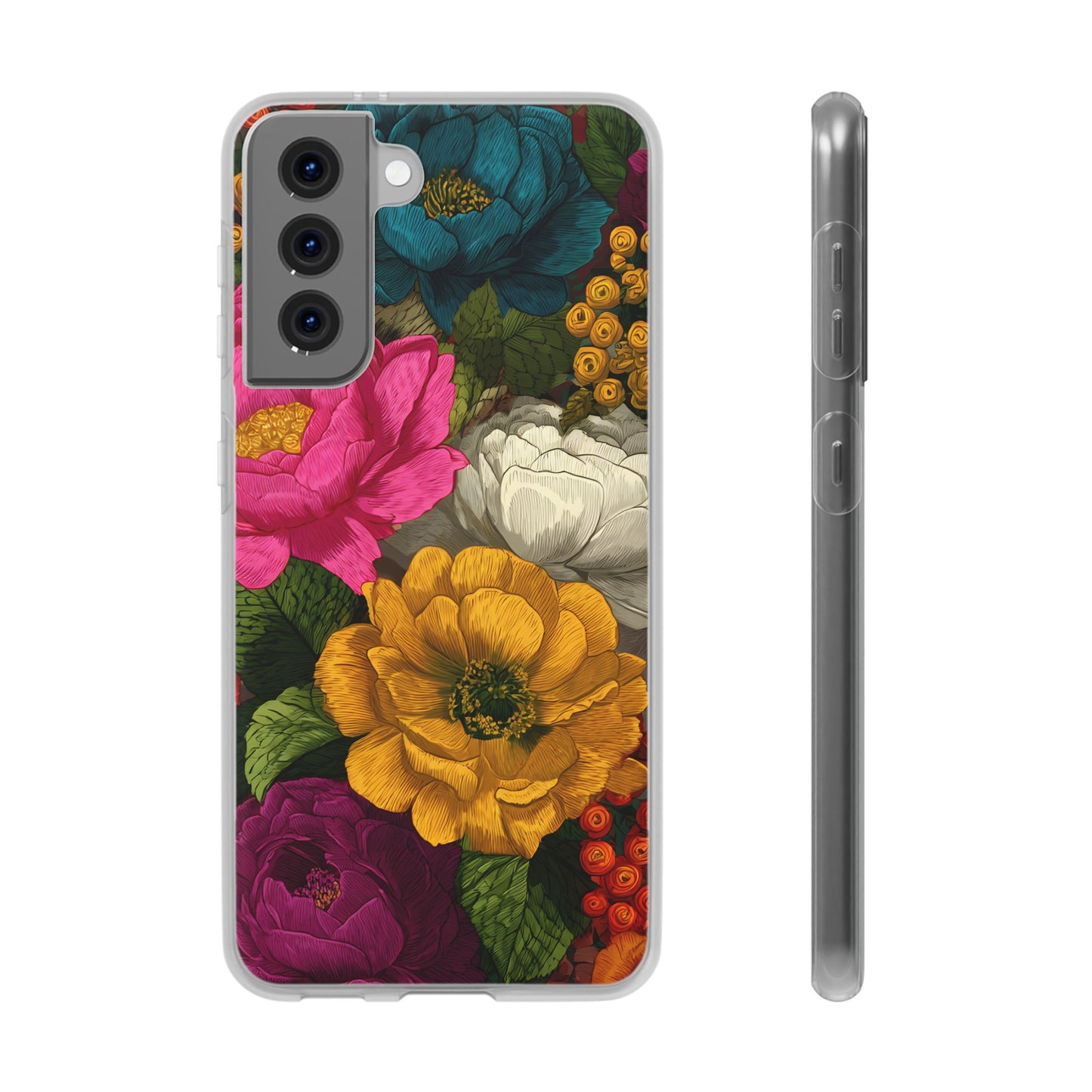 Midnight Bloom – Flexi Samsung Case