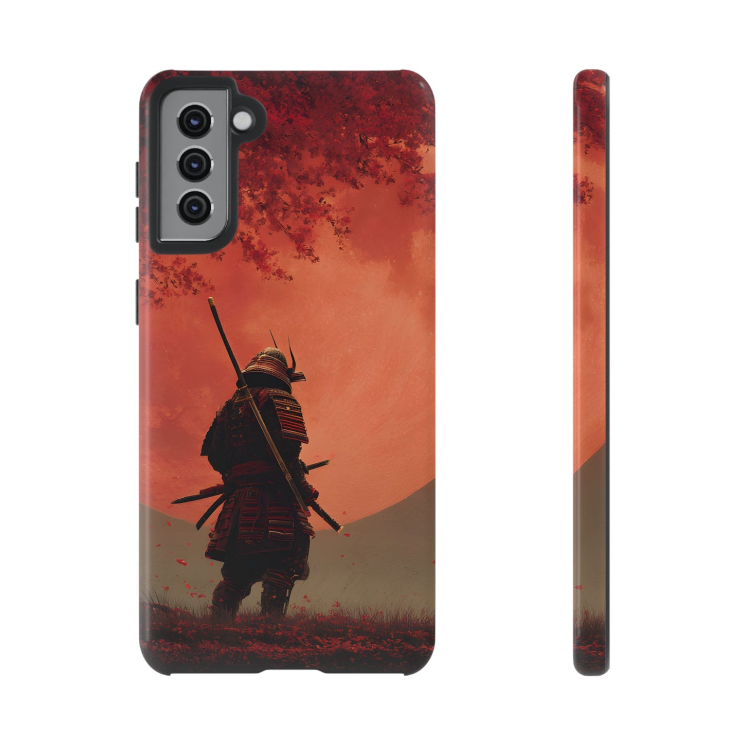 Blood Moon Warrior – Tough Glossy Samsung Galaxy Case