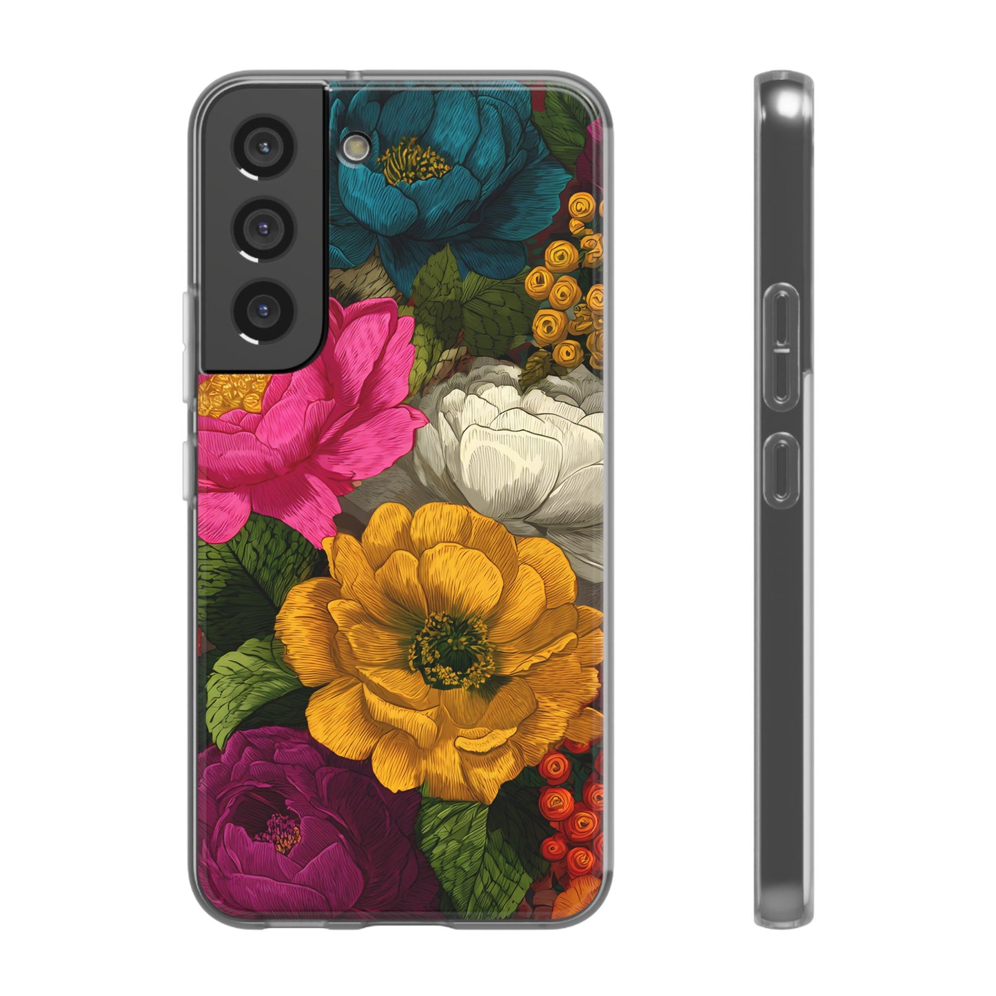 Midnight Bloom – Flexi Samsung Case