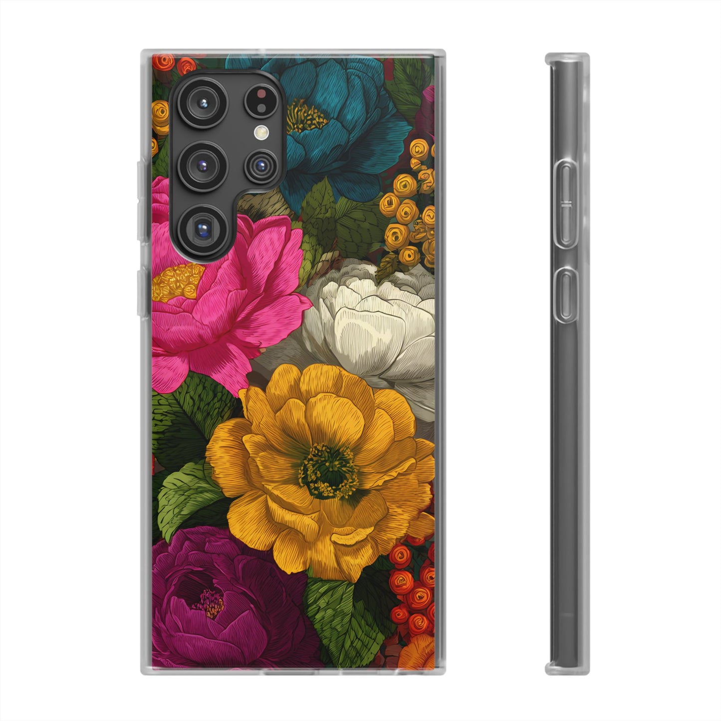 Midnight Bloom – Flexi Samsung Case