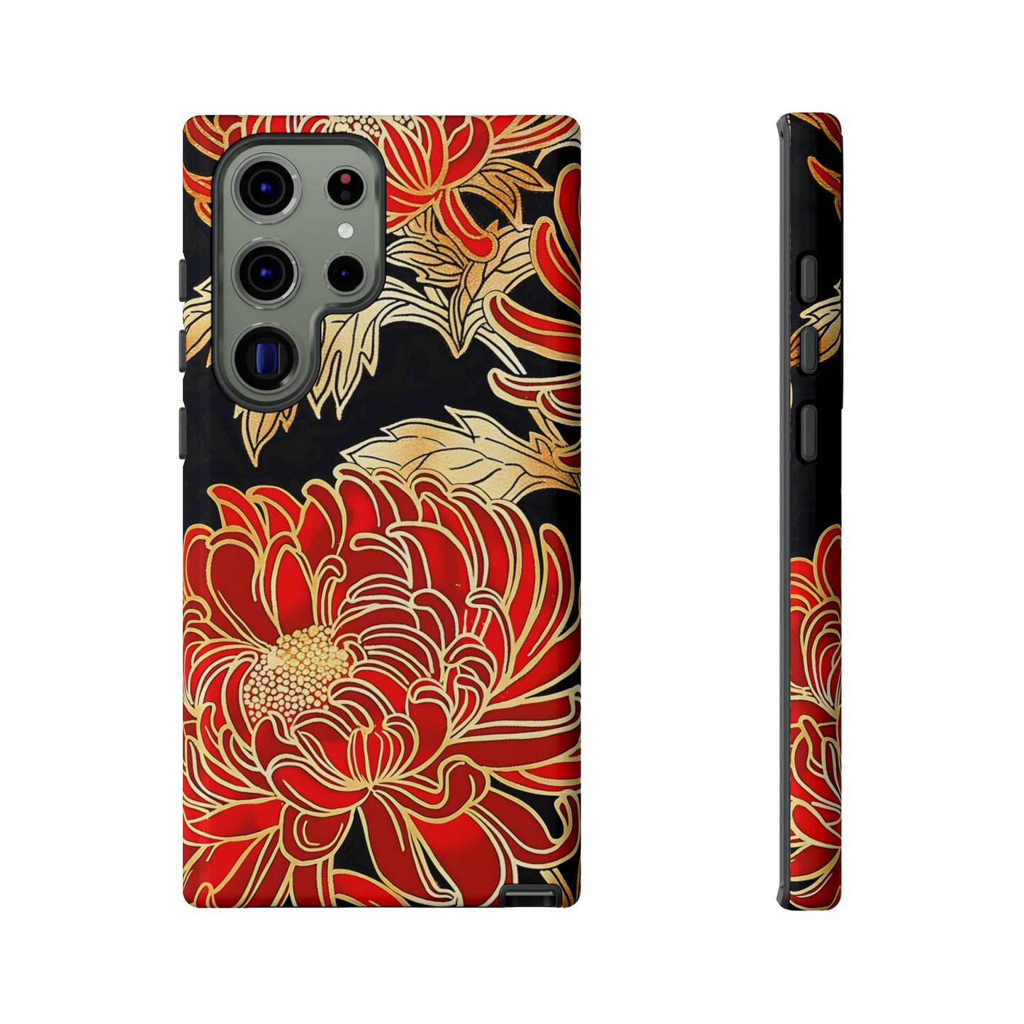 Ember Petals โ Tough Glossy Samsung Galaxy Case