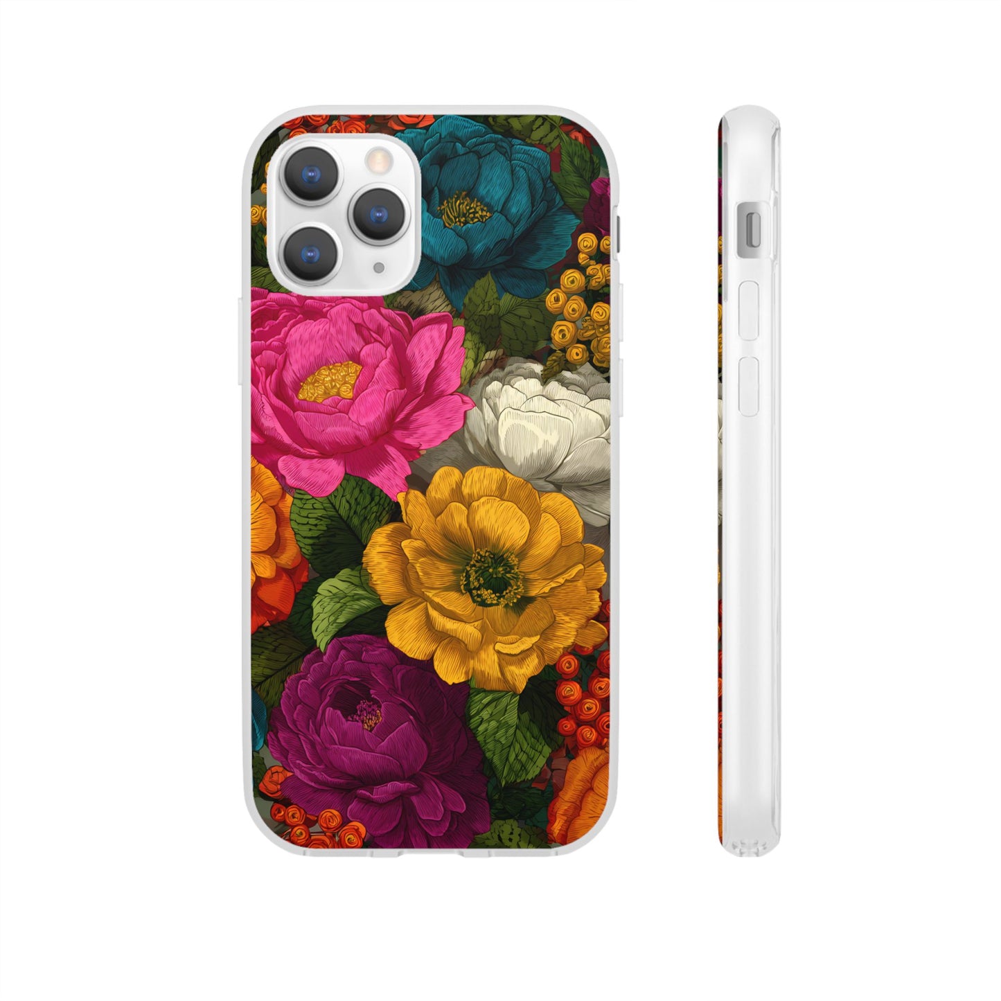 Midnight Bloom - Flexi iPhone Case