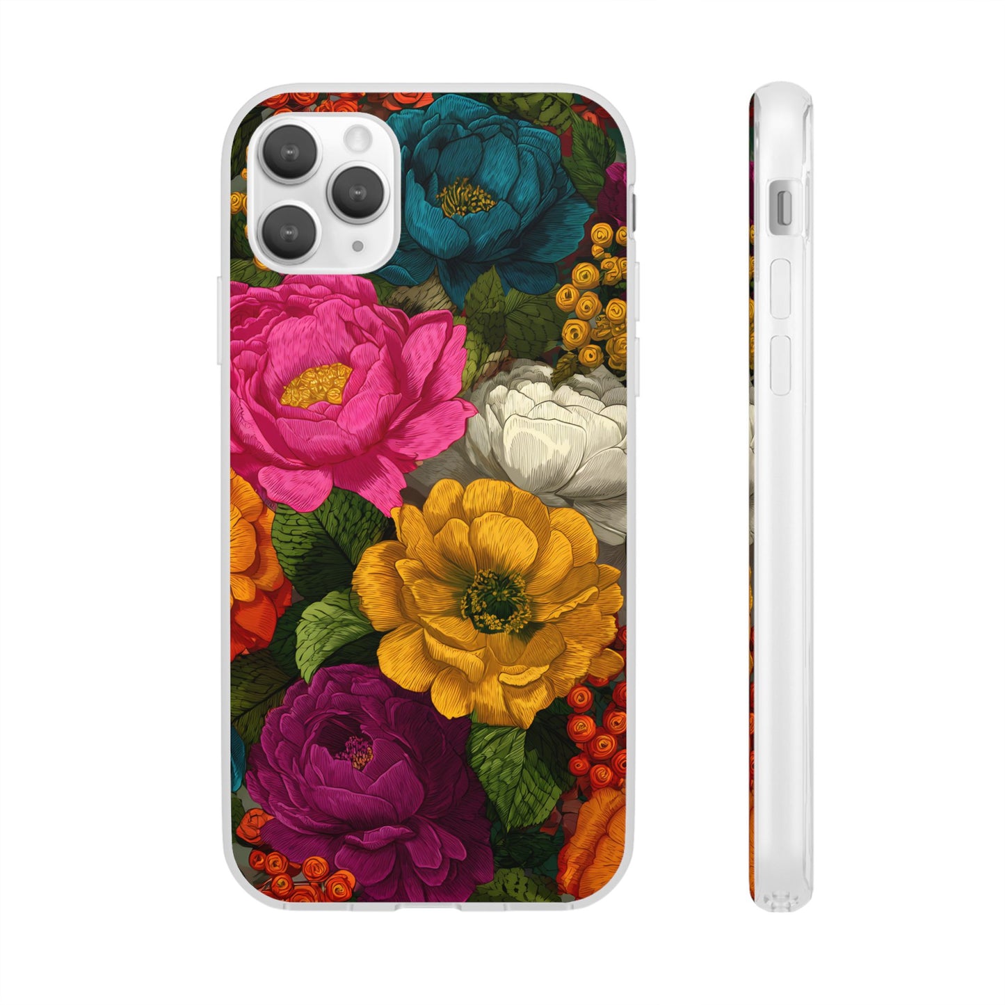 Midnight Bloom - Flexi iPhone Case