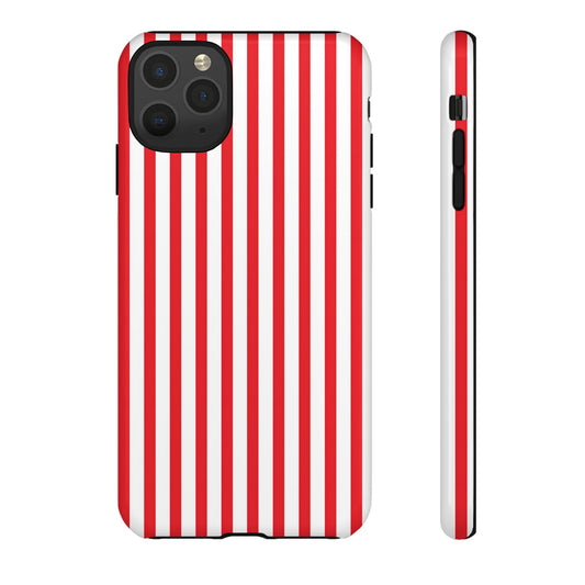 Candy Cane Stripes – Tough Glossy iPhone Case