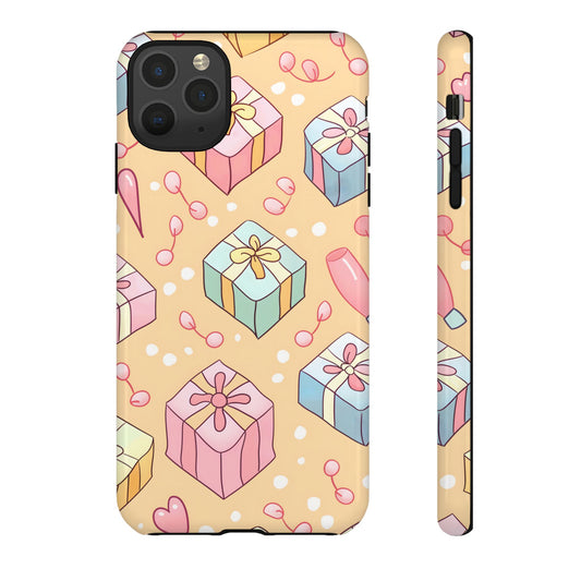 Pastel Gift Delight – Tough Glossy iPhone Case