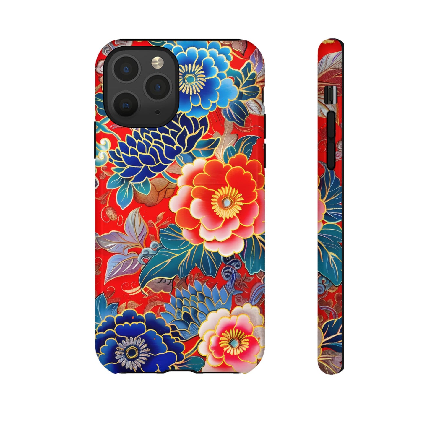 Oriental Blossom โ Tough Glossy iPhone Case