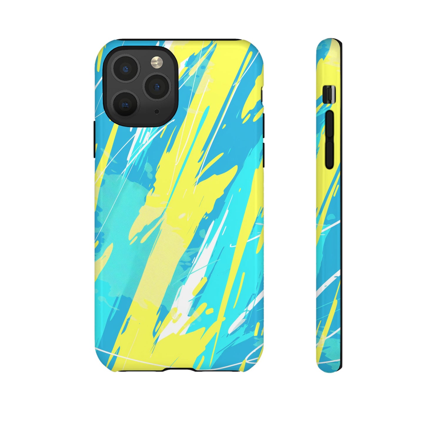 Neon Surge – Tough Glossy iPhone Case