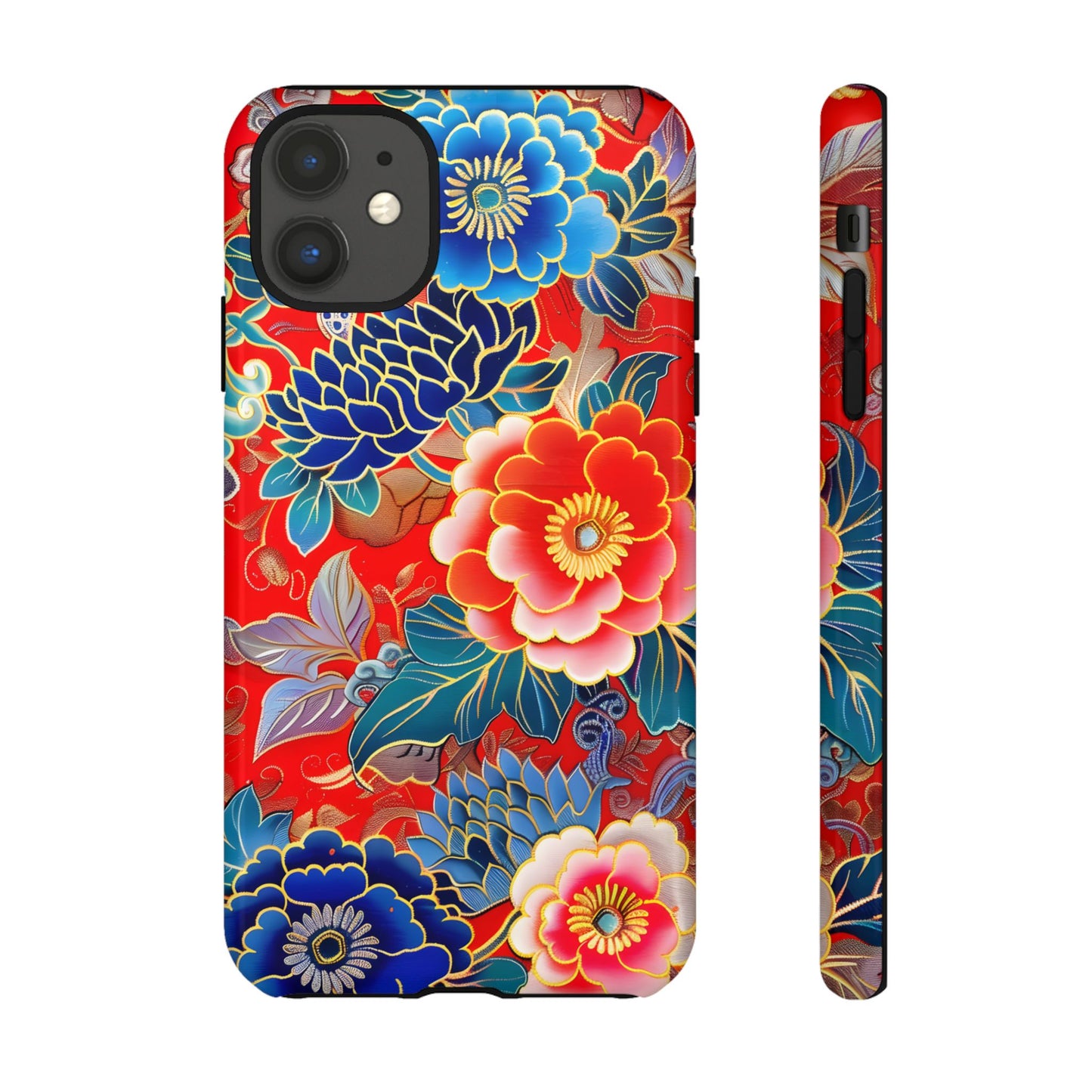 Oriental Blossom โ Tough Glossy iPhone Case