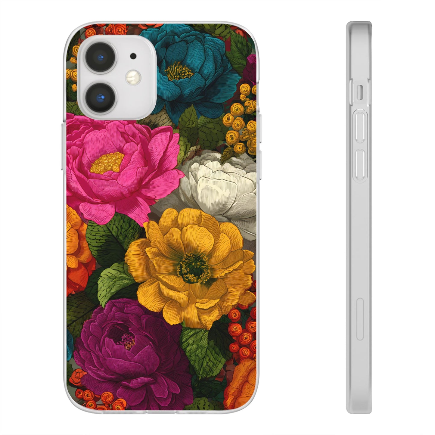 Midnight Bloom - Flexi iPhone Case
