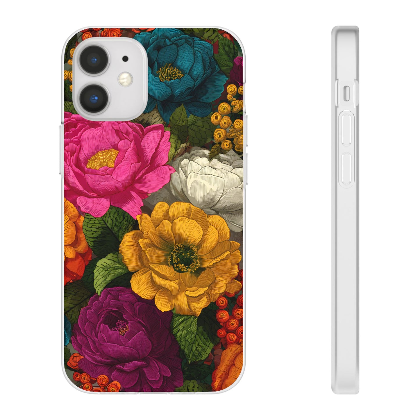 Midnight Bloom - Flexi iPhone Case
