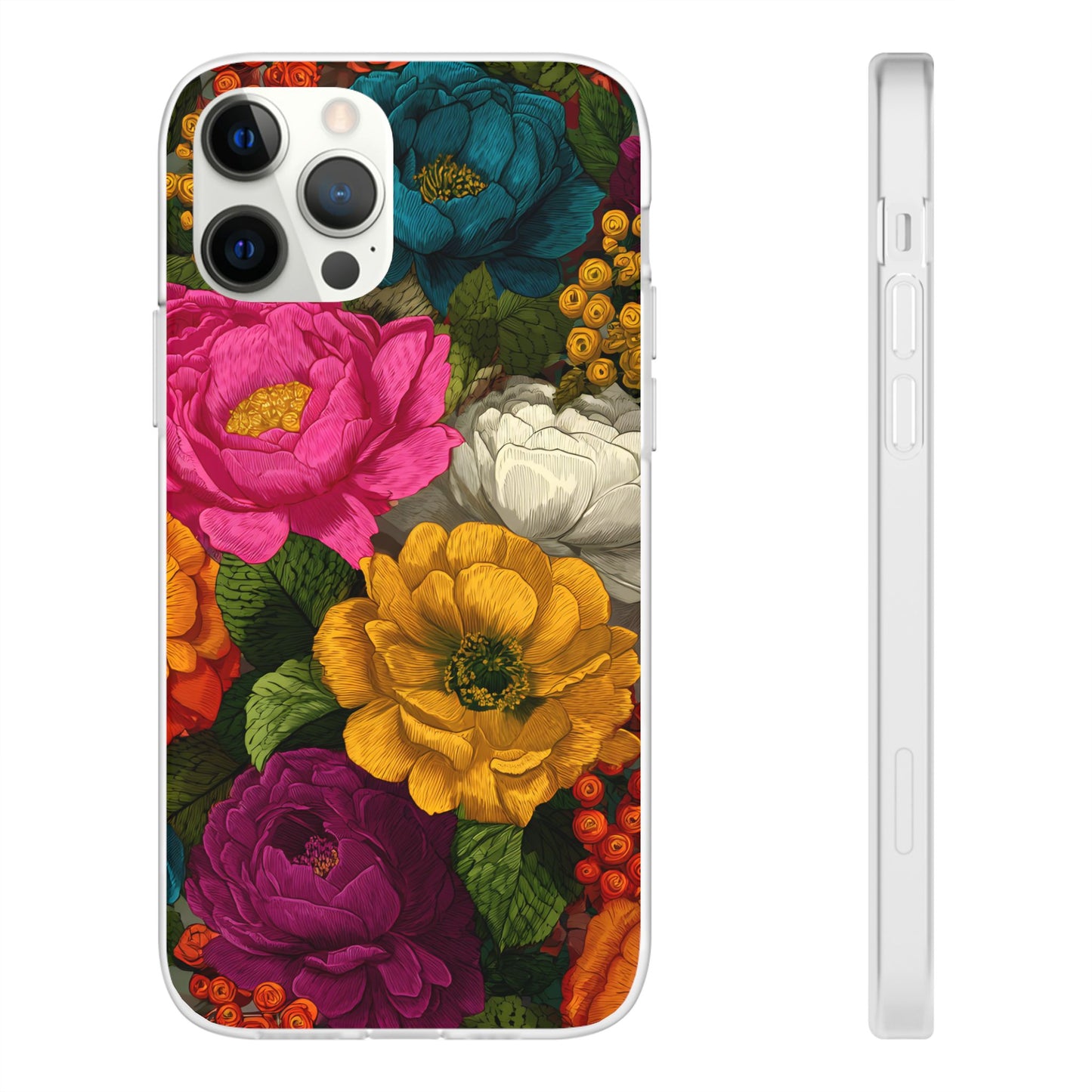 Midnight Bloom - Flexi iPhone Case