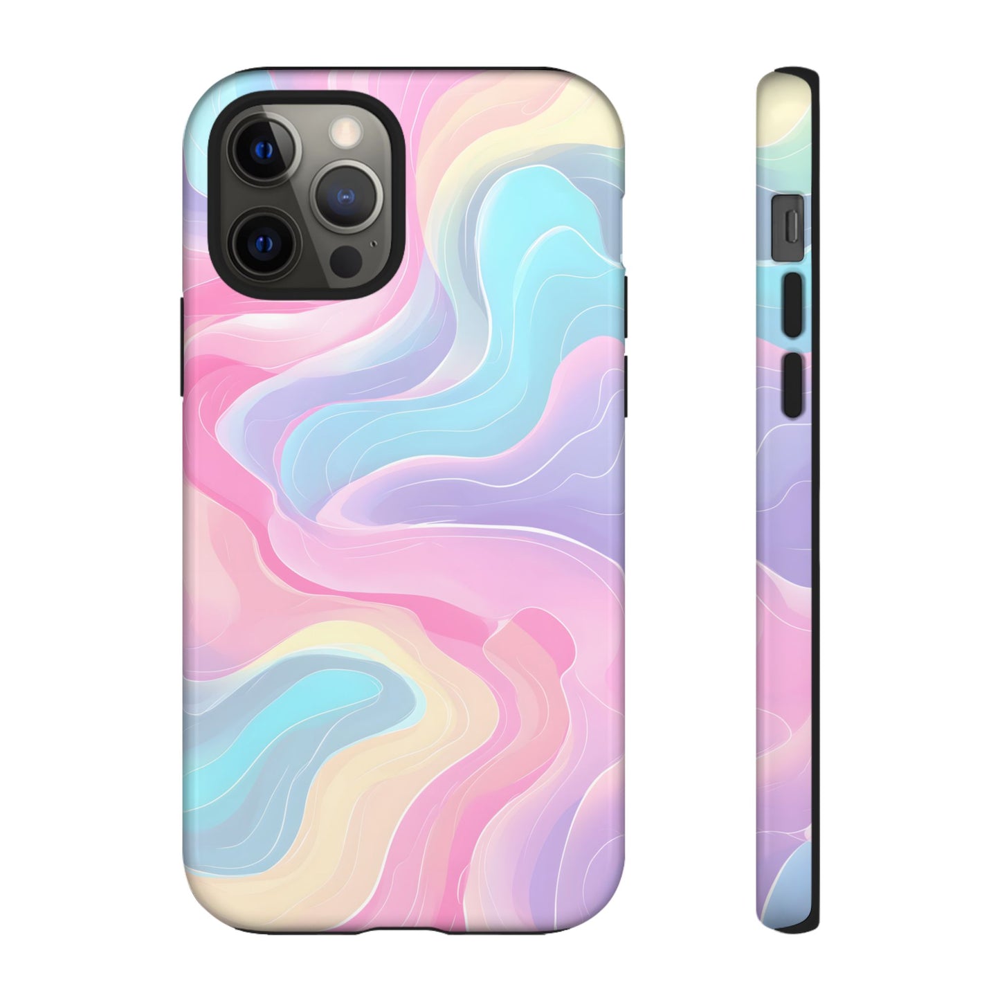 Pastel Mirage – Tough Glossy iPhone Case