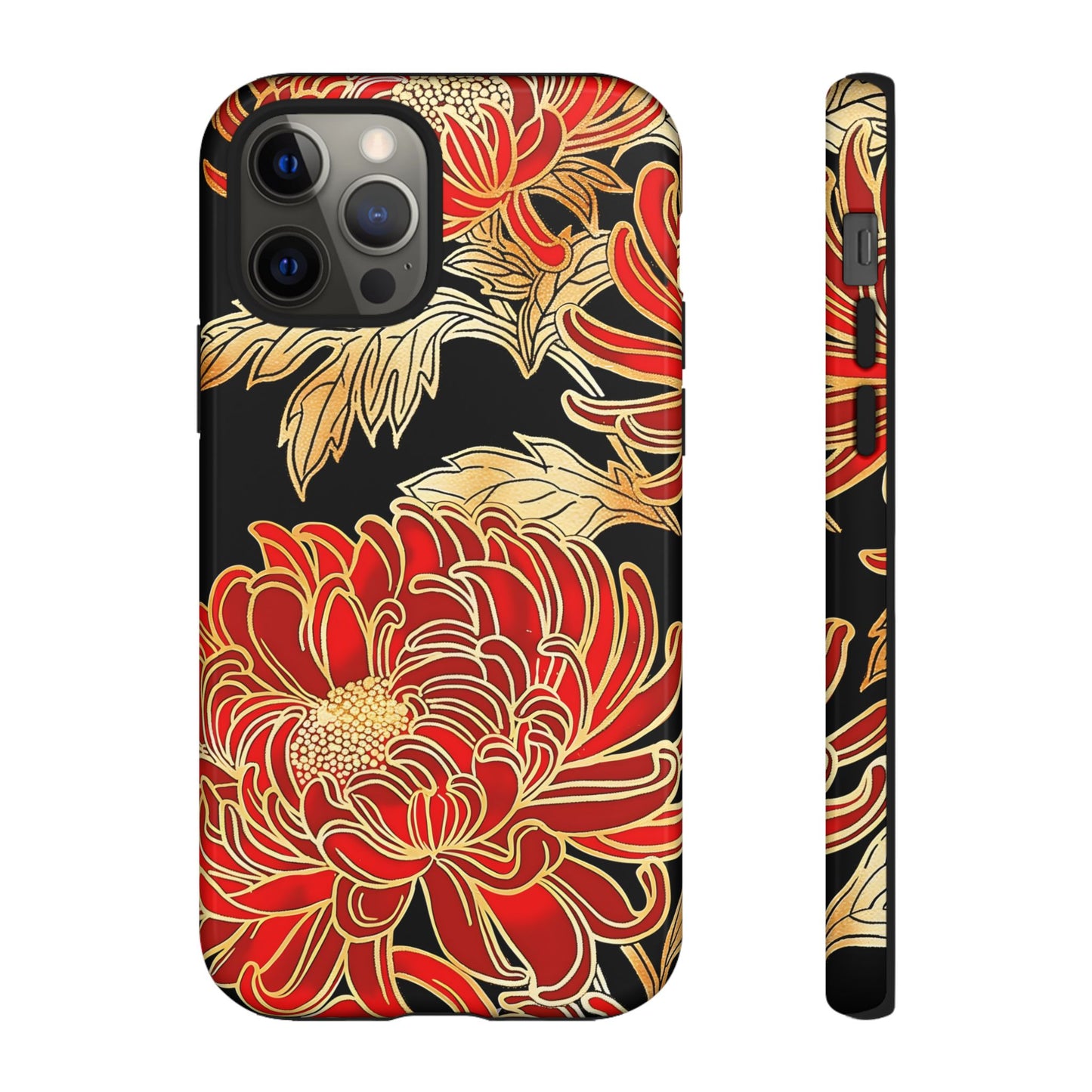 Ember Petals – Tough Glossy iPhone Case