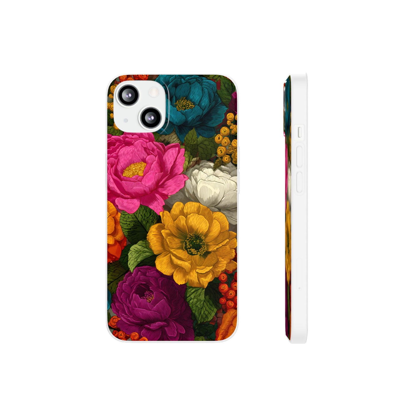 Midnight Bloom - Flexi iPhone Case