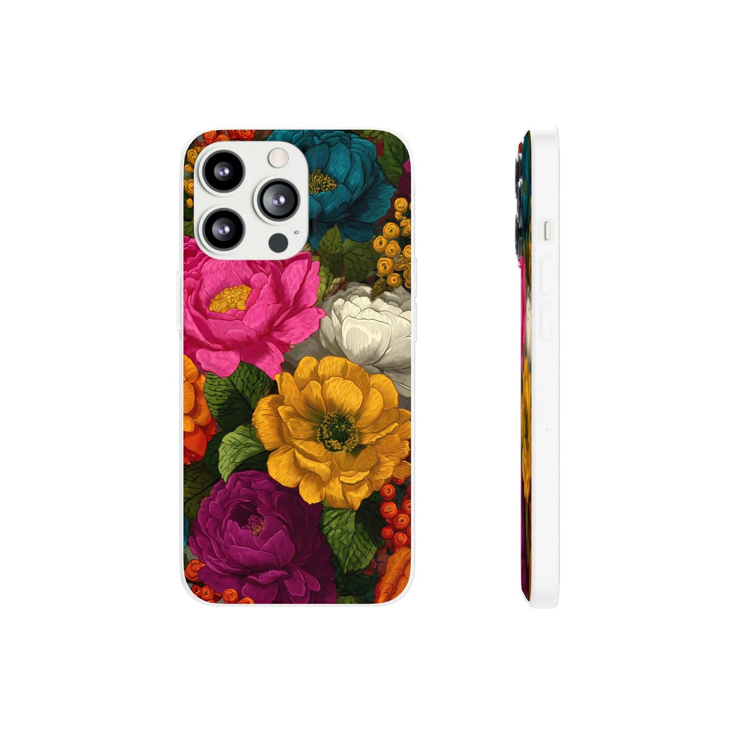 Midnight Bloom - Flexi iPhone Case