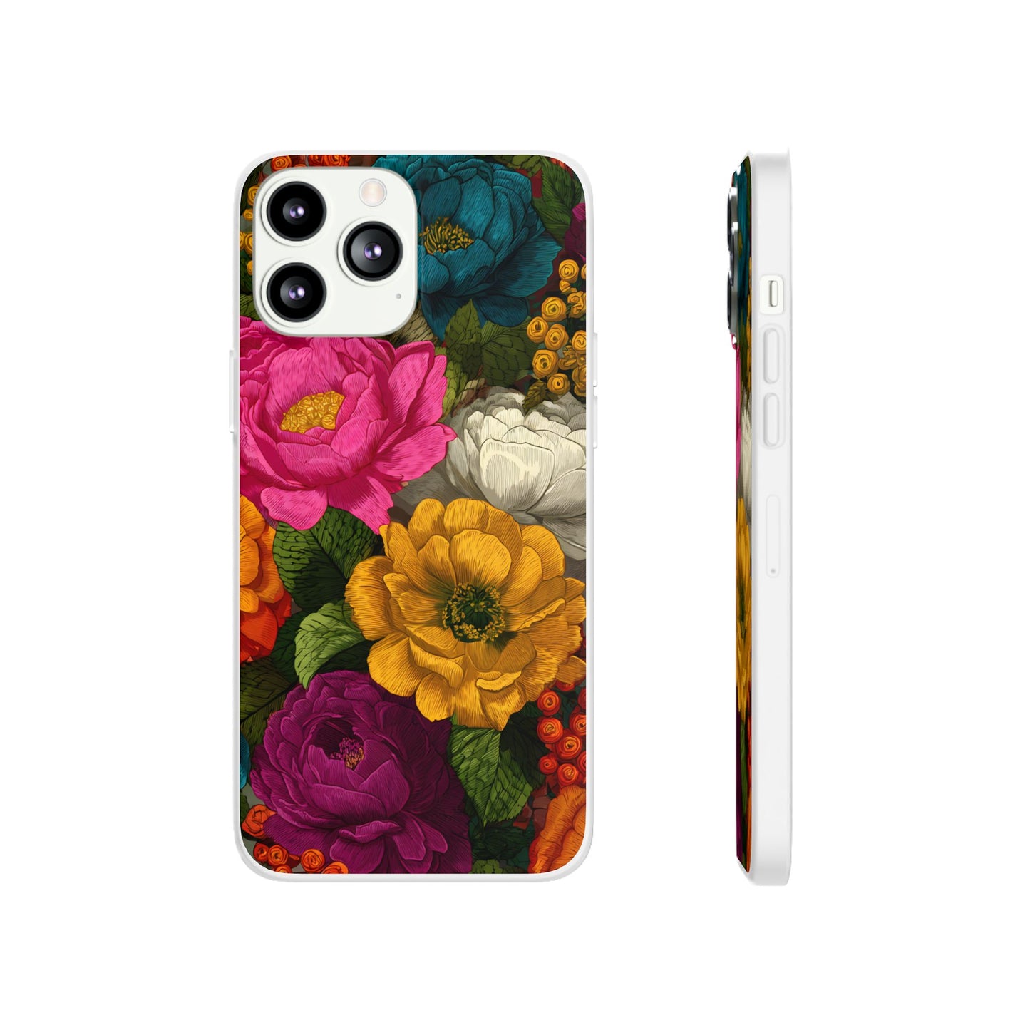 Midnight Bloom - Flexi iPhone Case