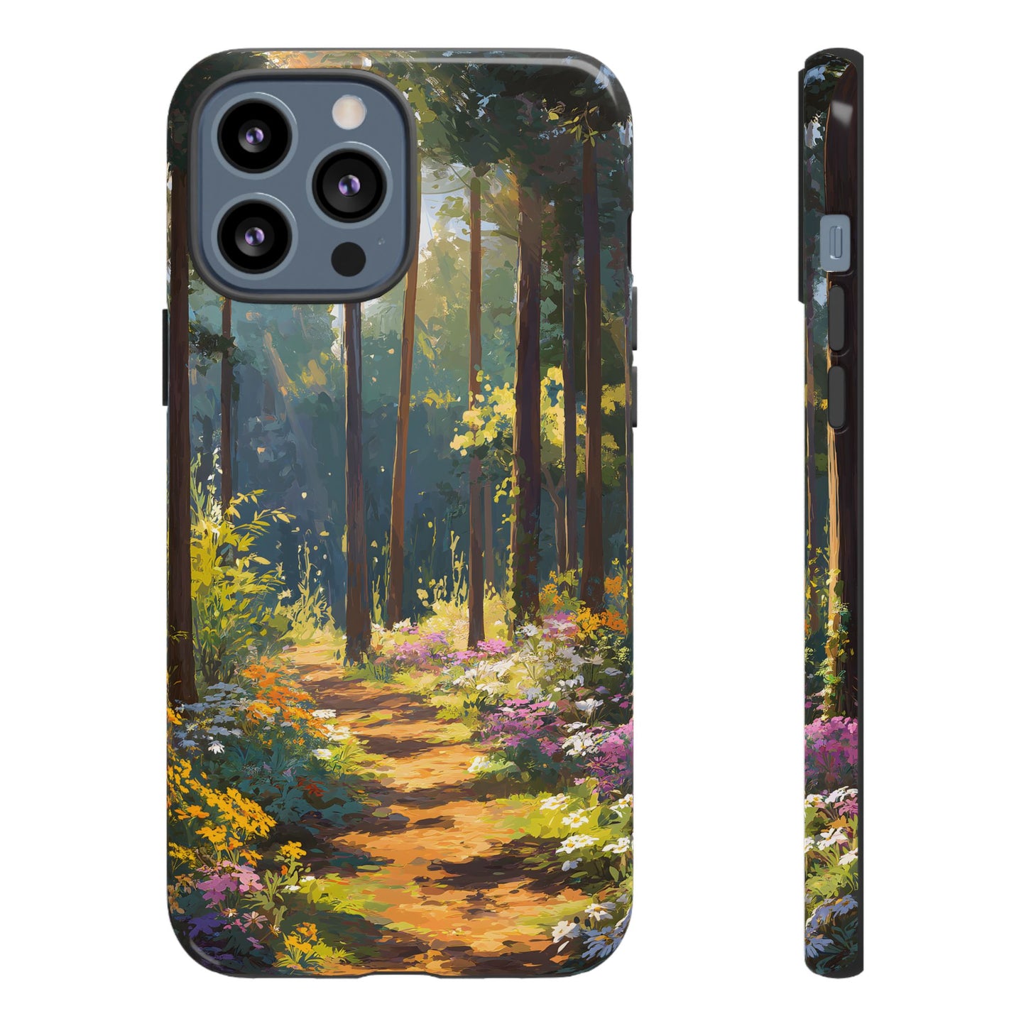 Enchanted Forest Path – Tough Glossy iPhone Case