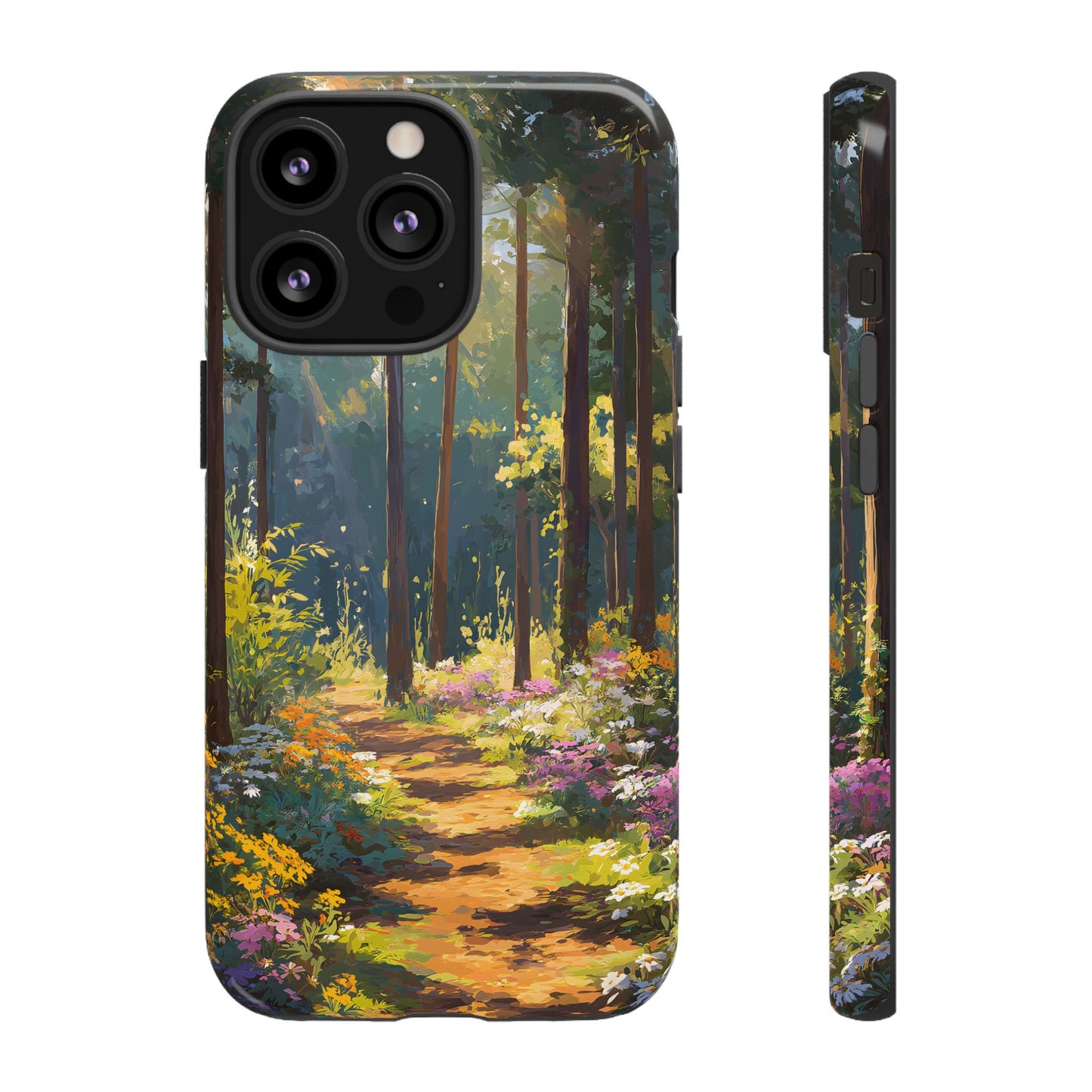 Enchanted Forest Path – Tough Glossy iPhone Case