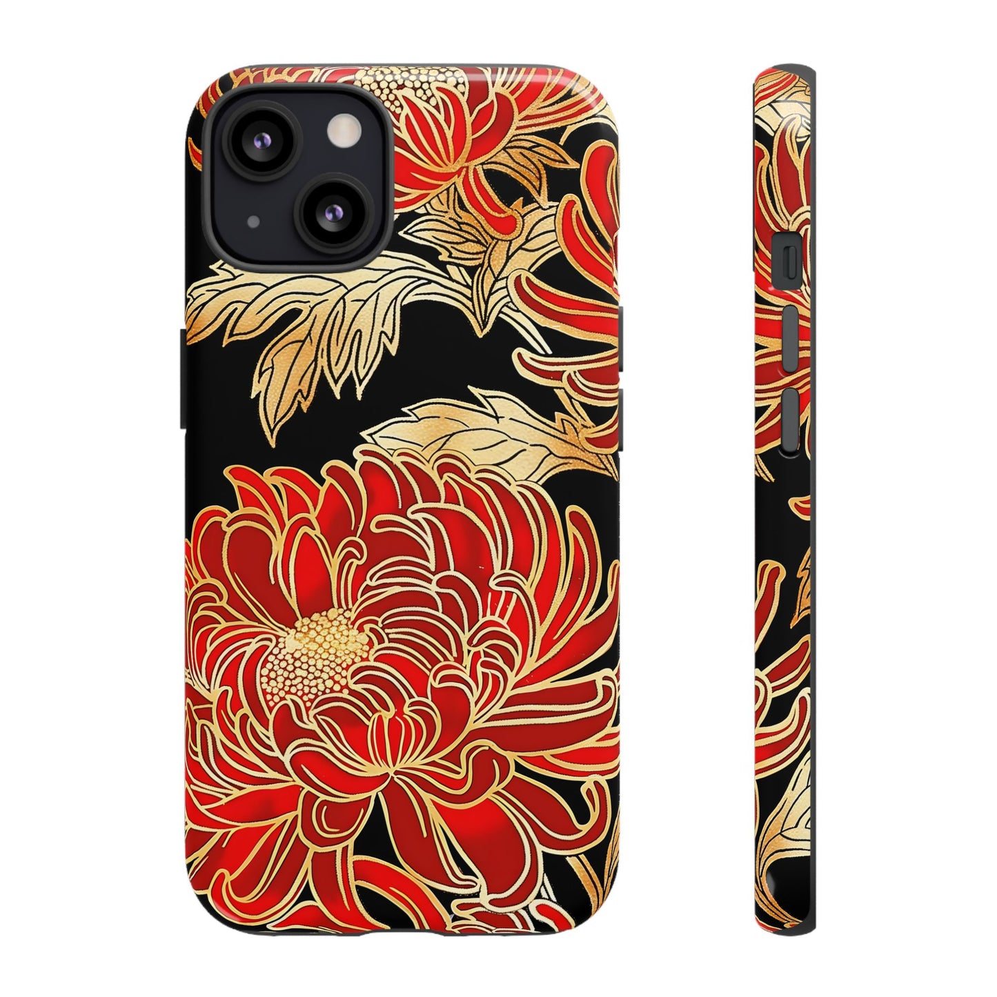 Ember Petals – Tough Glossy iPhone Case