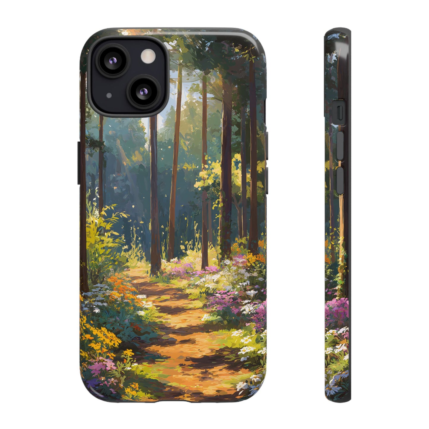 Enchanted Forest Path – Tough Glossy iPhone Case