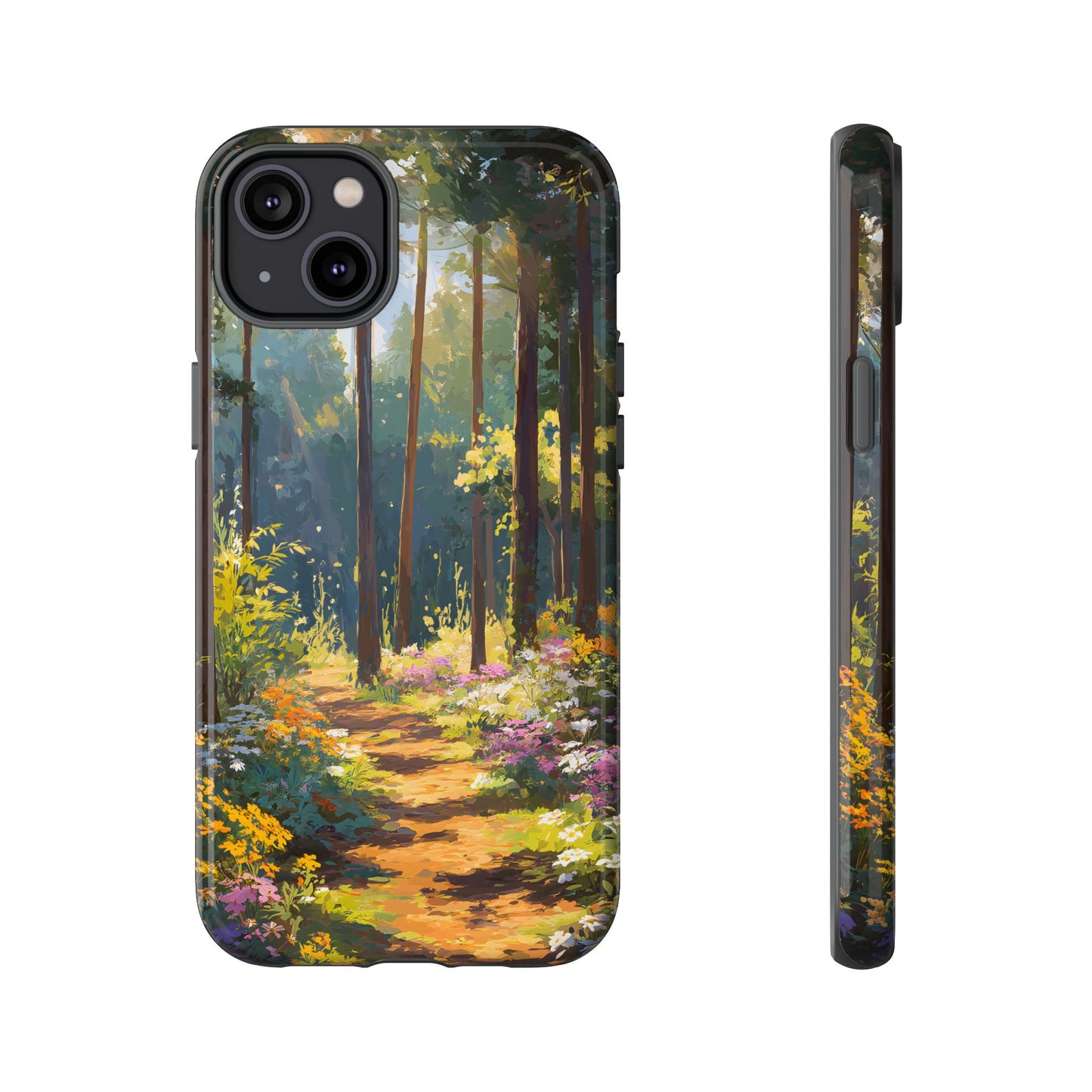 Enchanted Forest Path – Tough Glossy iPhone Case